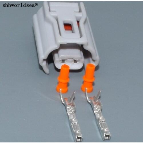 Worldgolden 2pin socket 0.6mm Automotive connector wiring harness plug connector