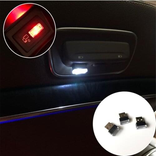 1 Piece Car USB LED Atmosphere Decorative Lights for Kia Ceed Mohave OPTIMA Carens Borrego CADENZA Picanto SHUMA