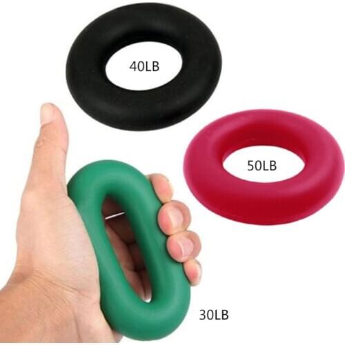 1PC Hand Grip Strengthener Ring Forearm Wrist Finger Exerciser Carpal Expander 30/40/50LB