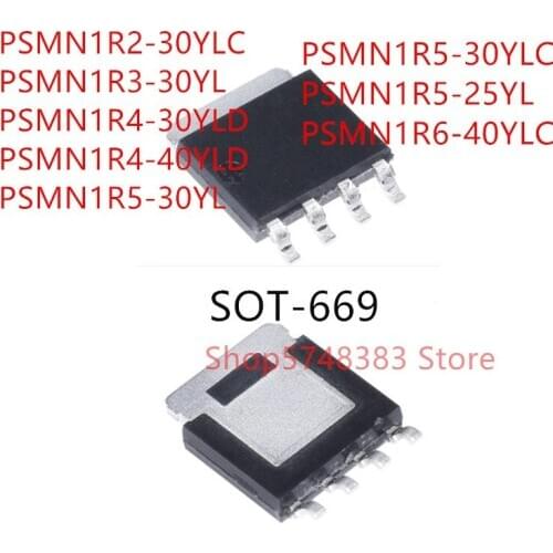 10PCS PSMN1R2-30YLC PSMN1R3-30YL PSMN1R4-30YLD PSMN1R4-40YLD PSMN1R5-30YL PSMN1R5-30YLC PSMN1R5-25YL PSMN1R6-40YLC SOT-669