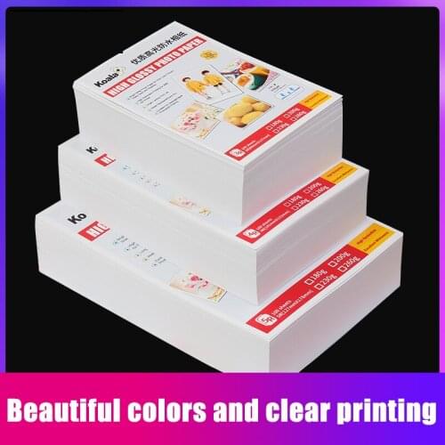 100pcs 5 Inch 6 Inch 7 Inch Quality Paper Photo Studio Paper and Glossy Photo Paper 20pcs A4 Suitable for Album Photos