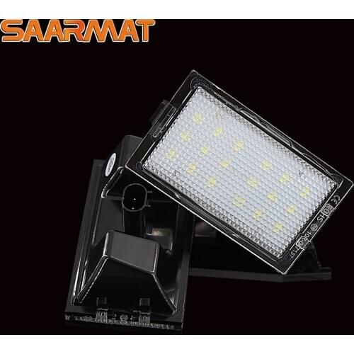 2Pcs Car LED License Number Plate Light Lamp For Land Rover Discovery Series 3 LR3 4 LR4 Freelander 2 LR2 Range Rover Sport Car