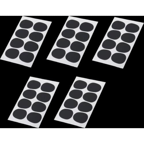 40 Pieces Alto/Tenor Saxophone Mouthpiece Patch Pad Rubber Cushions Sax Part
