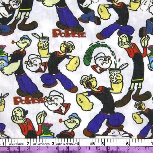 50*145cm Cartoon Sheep Printed Polyester Cotton Fabric for Tissue Sewing Quilting Fabrics Needlework Material DIY,1Yc19000