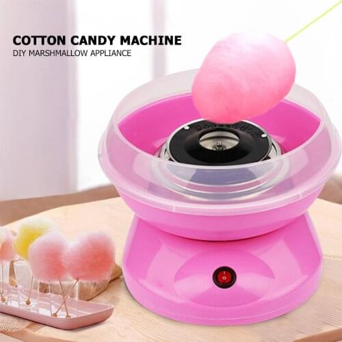 Electric DIY Sweet Cotton Candy Maker Portable Cotton Sugar Floss Machine Girl Boy Gift Childrens Day Marshmallow Machine