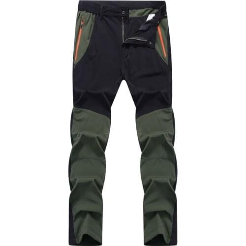 Cargo Pants Men Hiking Quick Dry Pants Thin Breathable Trousers Male Climbing Outdoor Waterproof Windproof Trekking Pant