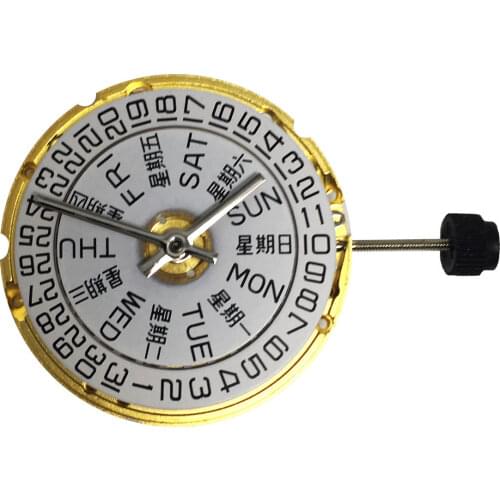 Date at 3 O'clock Watch Movement For Seagull ST2100 2836-2 chronoscope Automatic Watch Repair Movement Replace Dual Calendar