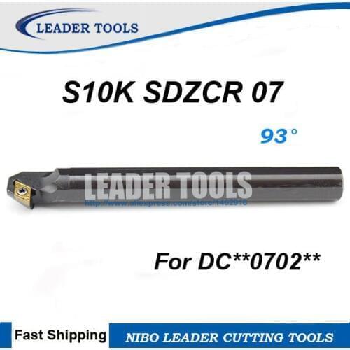 S10K-SDZCR/L07 turning tool holder 7mm*125mm Internal Turning tools,SDZCR/L07 Screw Locked CNC Lathe Tool Holder For DCGT0702