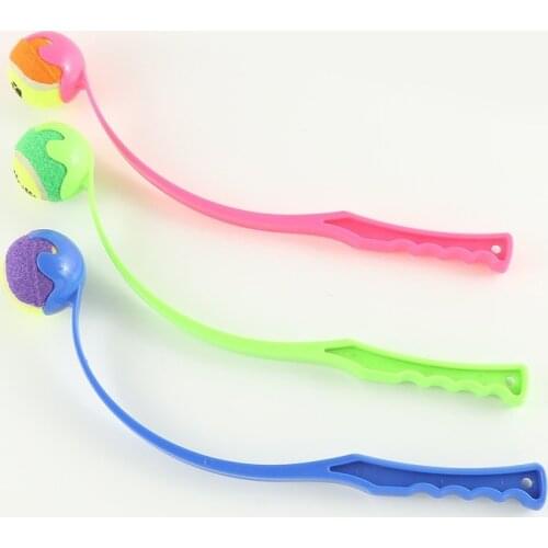 Pet Toys Dog Chewing Toy Dog Tennis Throw Ball Handle Signature Mega Jumbo Kids Toy Ball For Dog Training 1PC