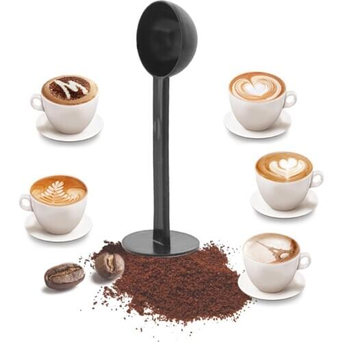 Reliability Coffee Tamper Spoon 10g Plastic Kitchen Dual-use Coffee Powder Press Scoop Powder Standard Measuring Tool