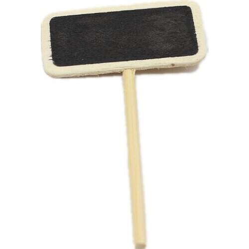 Mini Wood Garden Tag Small blackboard Garden Tags Markers Nursery Plastic Plant Labels For Microlandschaft Wood Succulent Tags