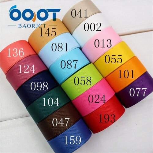 OOOT BAORJCT 174192 , 22mm Solid Color Grosgrain Ribbon 10 yards , DIY handmade clothing accessories , Jewelry & Accessories