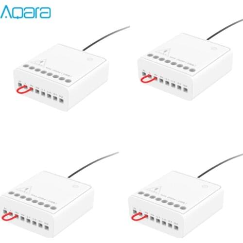 Original Aqara Two-way control module Wireless Relay Controller 2 channels Work For xiaomi Mijia APP and Home kit