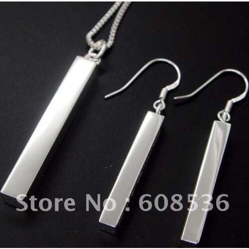 Hot S925 sterling Silver color Jewelry Necklace & bracelet, SALE S134