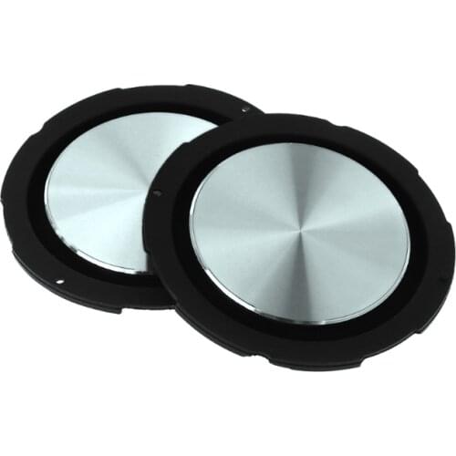 2PCS Passive Bass Radiator Speaker Diaphragm 55mm Auxiliary Strengthen Vibration Membrane Woofer DIY Accessories