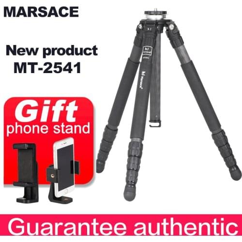 Marsace MT-2541 Traditional non-reverse folding Carbon Fiber tripod for Professional digital camera full-frame DSLR camera