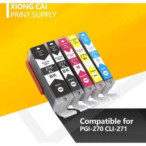 Compatible for Canon PGI-270 CLI-271 270 271 Compatible Ink Cartridge For Canon PIXMA MG5720 MG6820 MG7720 PIXMA TS5020 Printer