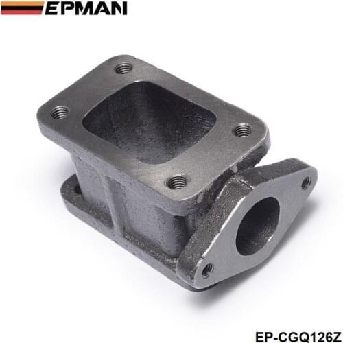 T3-T3 Cast Iron 304 Turbocharge Manifold Adaptor+38MM Wastegate Flange Outlet EP-CGQ126Z