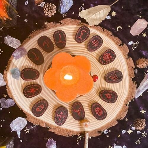 Witch Runes Divination Fortune-telling for Reiki Witch Runes for Crystal Reiki Meditation Fortune Telling