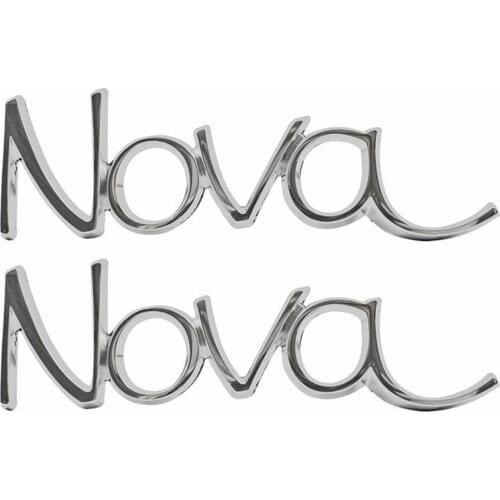 1969 1970 1971 1972 Nova Front Fender Emblem Chrome Nova (500PCS)