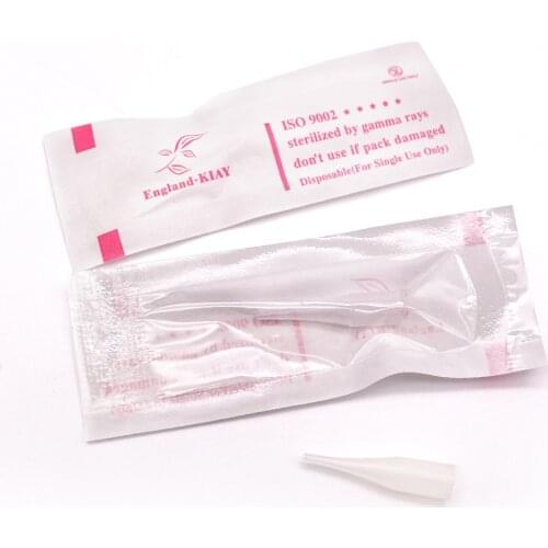50 pcs Individual Package Small Spouts 1R Needle Tips For Permanent Makeup Sunshine/Gaint Sun Tattoo Machine