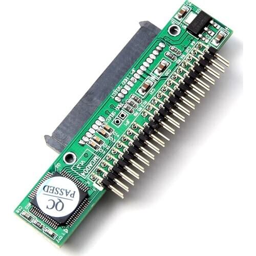 2.5'' Female 44 pin IDE to 7+15 22 pin Male SATA Hard Drive Adapter Converter 2.5" IDE to SATA Male Hard Disk Adapter