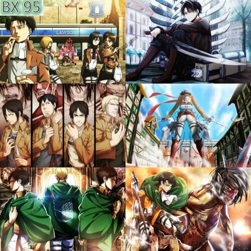 Full Round/Square Diamond Painting Anime Attack on Titan Diamond Embroidery Mosaic Kids Room Decoration Cross Stitch Kits