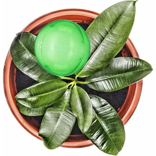 1pcs Automatic Plant Self Watering Water Feeder Plastic Flowers Water Plant PVC Watering Feeder Indoor Cans Outdoor Ball E5L1