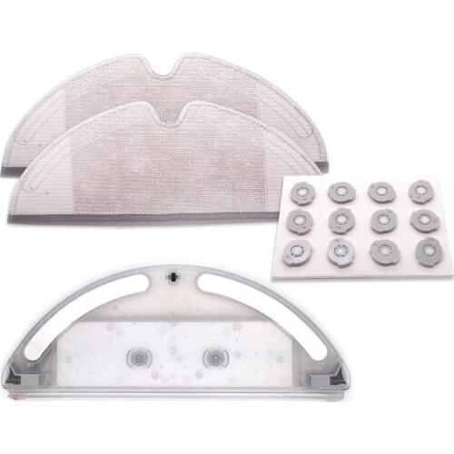 Water Tank+Mop Cloths+Filter Kits For Xiaomi Roborock S50 S51 S55 T60 T61 Vacuum Cleaner Parts