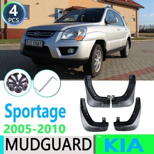 For KIA Sportage KM 2005 2006 2007 2008 2009 2010 Car Fender Mudguard Mud Flaps Guard Splash Flap Car Accessories