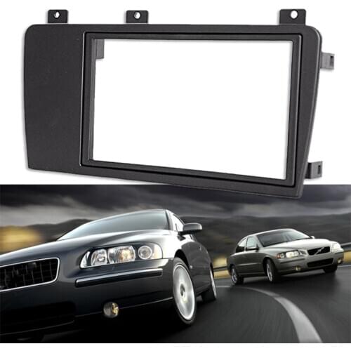 For Volvo XC70 V70 S60 2004-2007 Car 2 Din Stereo Radio Fascia Panel Plate Trim Frame CD Dashboard Panel o Frame
