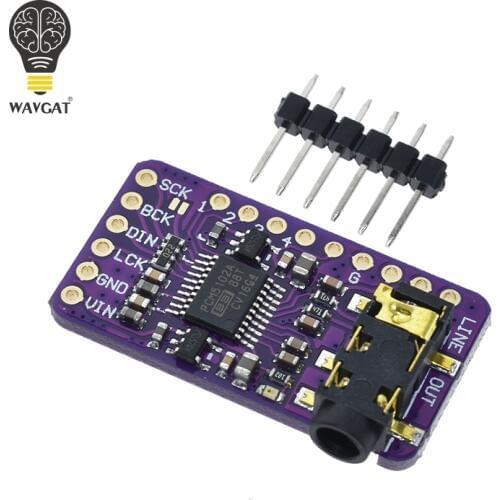 Interface I2S PCM5102A DAC Decoder GY-PCM5102 I2S Player Module For Raspberry Pi pHAT Format Board Digital PCM5102 Audio Board
