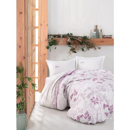 Lavenda %100 Cotton Quality Bedding Set Double King Queen Bed Duvet Cover Set Lux Modern Romantic Bedsheet Duvet Pillow case