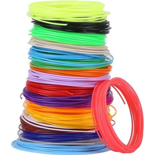 10/20 Colors/set 3D Pen 3D Printer PLA Filament 5M 10/20 Colors 1.75mm PLA 3D Print Filament For 3D Printer