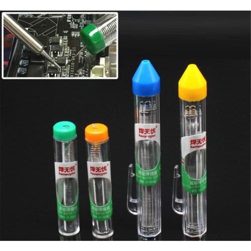 New Welding solder wire Reel FLUX 2.0% 0.8mm 45FT Tin Lead Line Rosin Core Flux Solder Soldering Portable solder wire tube