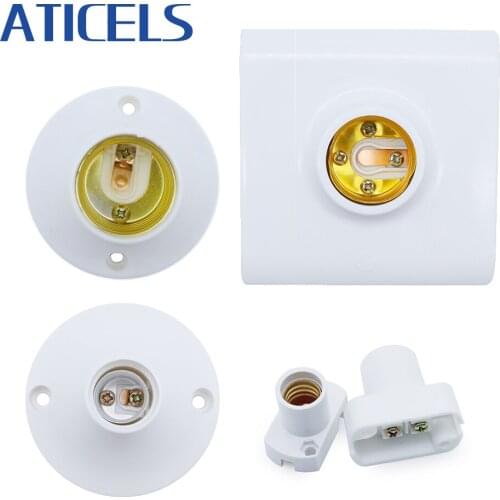 5PCS/Pack Mini E14 Lamp holder E27 Screw Lamp Base E12 Light Bulb Socket Holder Adapter For LED Bulb