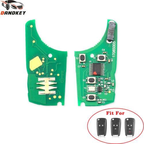 Dandkey 2/3/4 Buttons ID46 Chip Flip Key For Chevrolet Cruze Malibu Aveo Spark Sail Remote Control Key Electronic Circuit Board