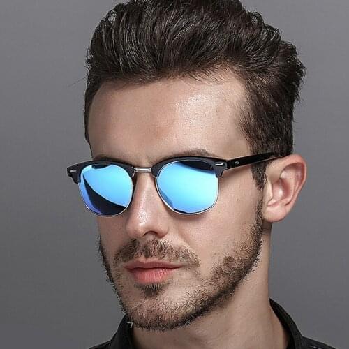 Polarized Sunglasses Half Frame Vintage Sun Glasses Famous Brand Sunglases Polaroid Sunglasses Retro Feminino for Women Men