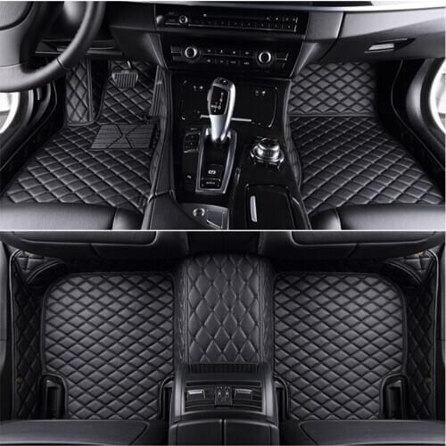 Custom 5 Seat car floor mats for renault Megane CC Latitude Laguna Captur all models car mats auto accessories