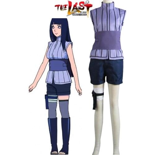 Naruto The movie The last-Hinata Hyuga Ninja Uniform Cosplay Costume
