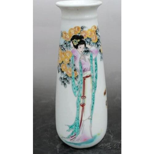 Rare Old Chinese porcelain vase,Beauty look Flower,best collection& adornment, Free shipping