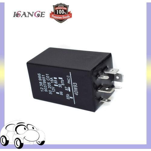ISANCE Control Fuel Pump Relay 90230894 1238540 1238966 90378651 For Opel Vauxhall Astra E F Calibra Carlton Cavalier Mk2 Mk3