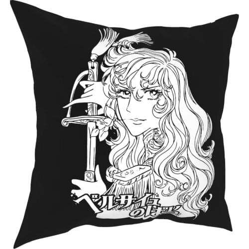 The Rose Of Versailles Oscar Pillow Cover Home Decorative Anime Cushions Throw Pillow for Living Room Double-sided Printing