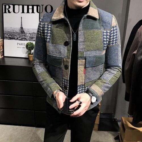 RUIHUO Mens Fleece Jackets