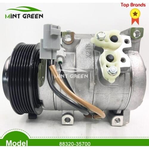 Brand new 10s17c AC compressor for Toyota Land Cruiser Prado 120 GRJ120L GRJ120 1GR-FE 88320-6A011 447220-5132 4472205132