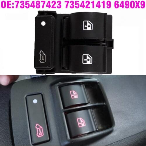 For Citroen Jumper II III For Fiat Ducato Bus 250 styling Window Triple Switch Button 735421419