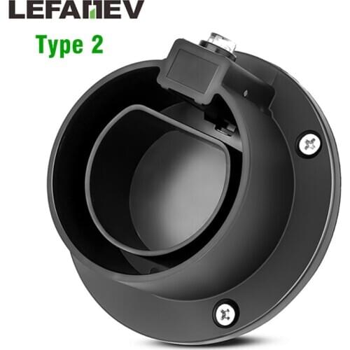 Level 2 AC EV Charger Cable Holster for Type2 Plug EVSE IEC 62196-2 Connector Holder Dummy Socket Waterproof Car Charger Socket