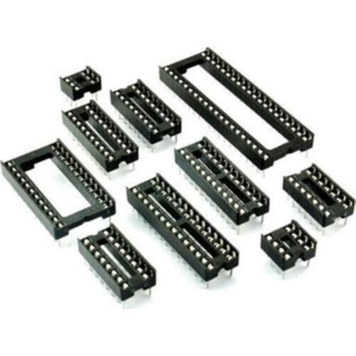 10PCS IC socket Test Socket Square type pin DIP8 DIP14 DIP16 DIP18 DIP20 DIP24 DIP28 DIP32 DIP40