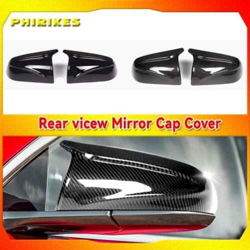 2Pcs Auto Side Rear View Mirror Cover Shell Cap Housing Replacement For Tesla Model 3 2016 2017 2018 2019 2020