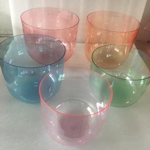 3rd octave # (sharp) note C#D#F#G#A# Crystal singing bowl magic colors set 432Hz perfect pitch